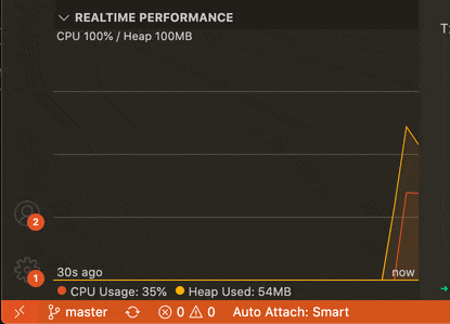 Debug realtime view